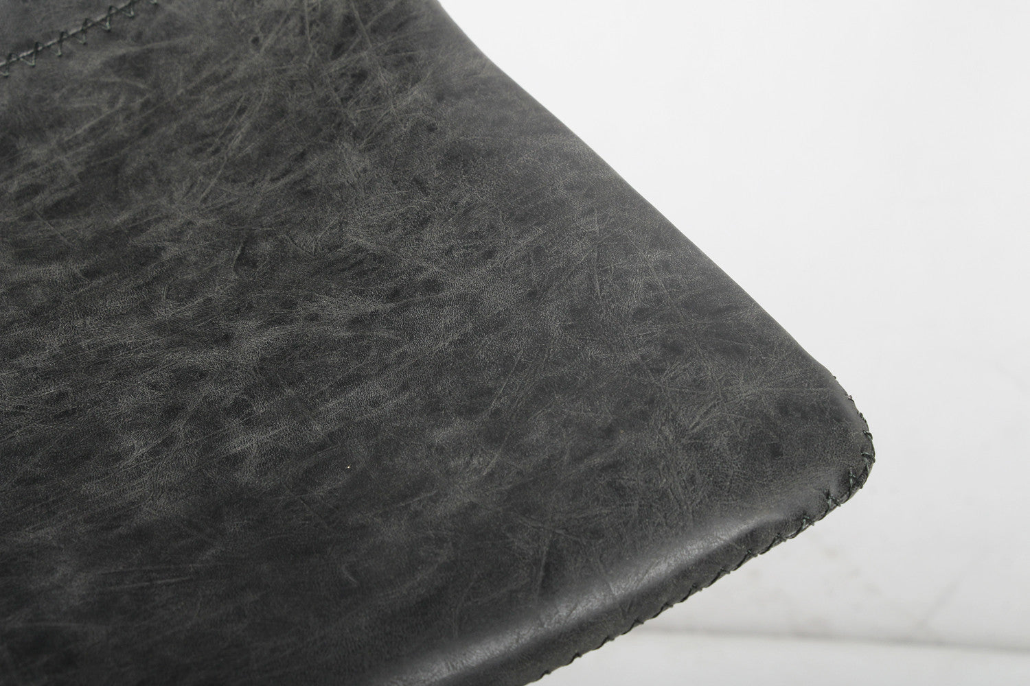 Counterstoel Elian – PU Leer, Zwart