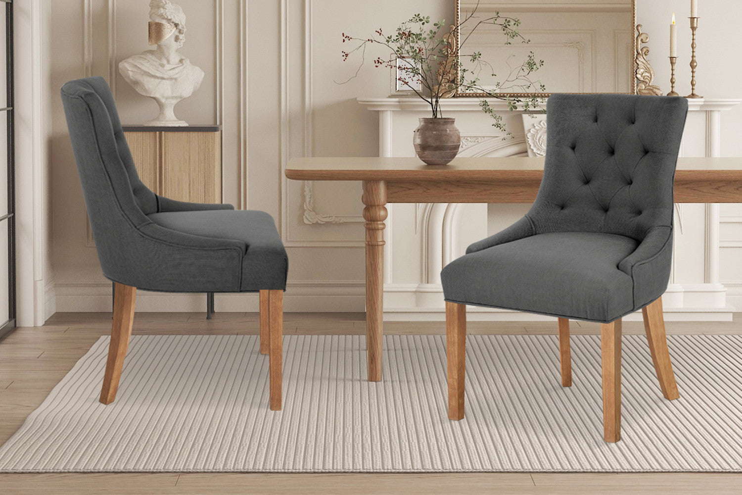 Fauteuil ‘Elegant’ Stof, Antraciet