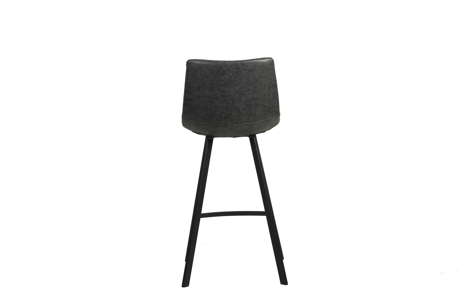 Counterstoel Elian – PU Leer, Zwart