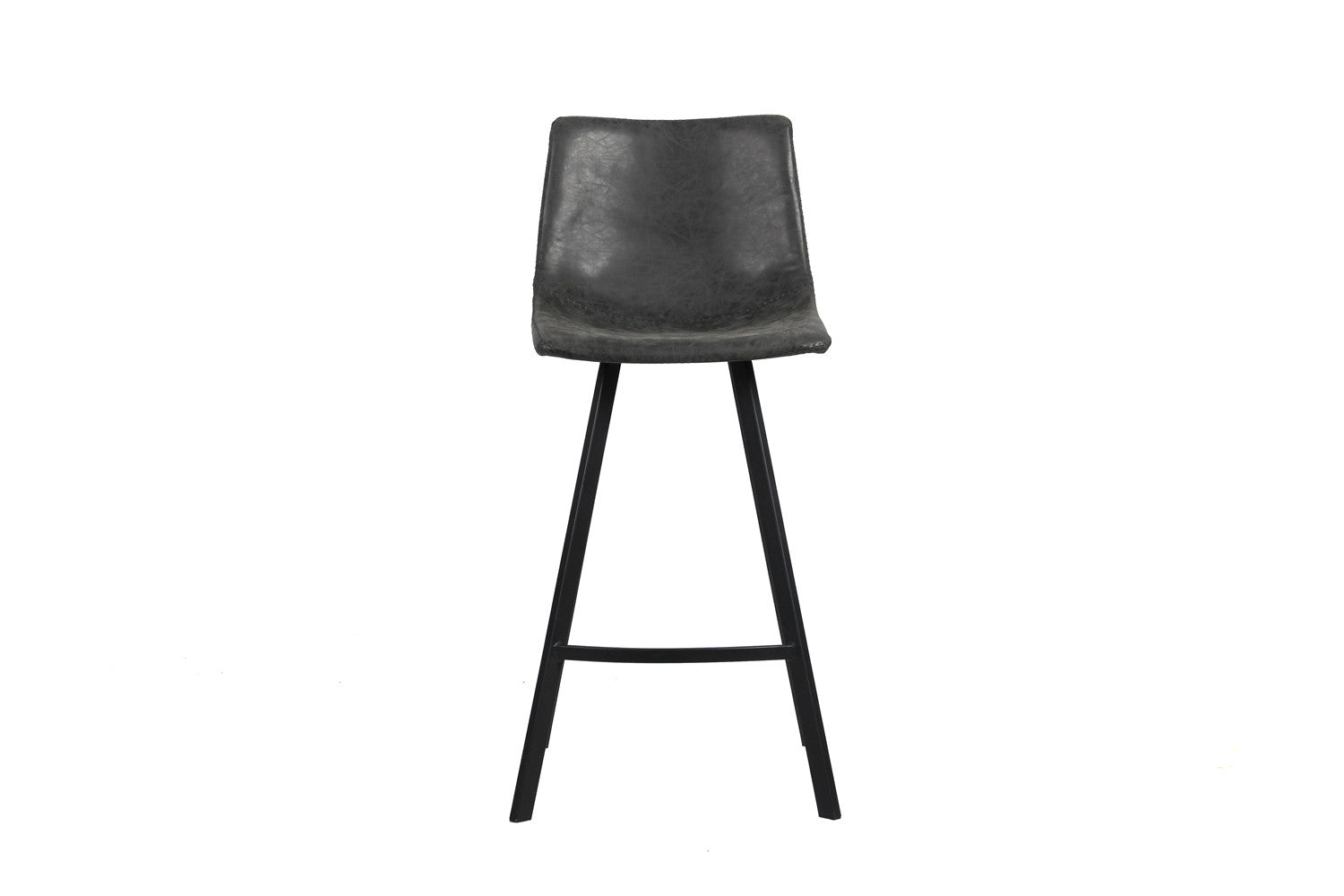 Counterstoel Elian – PU Leer, Zwart