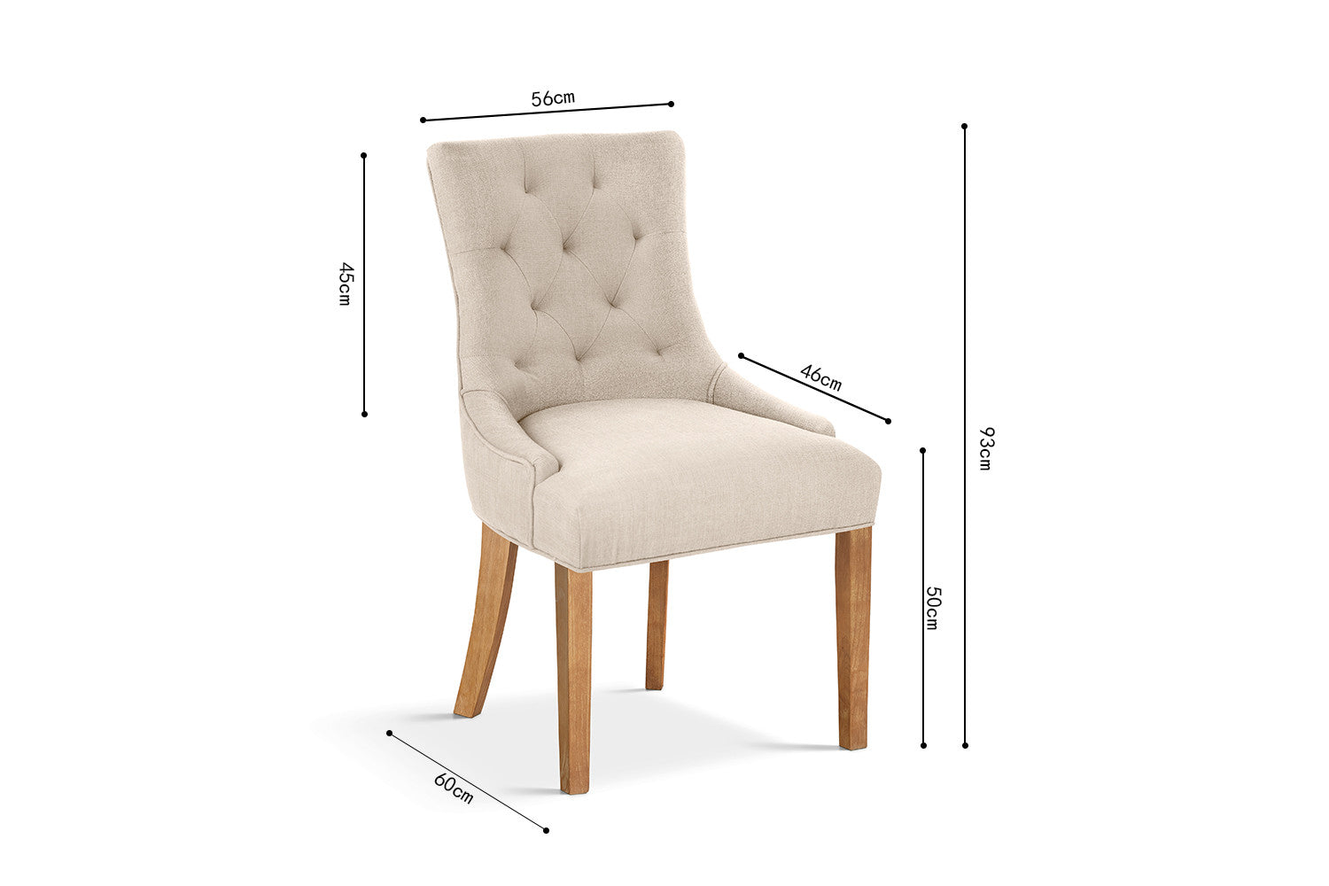 Fauteuil ‘Elegant’ Stof, Zand